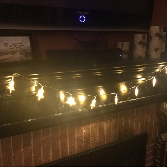 NIB 2 Strands NEW Gold Star CHRISTMAS Strand of Holiday String Lights - Picture 5 of 7